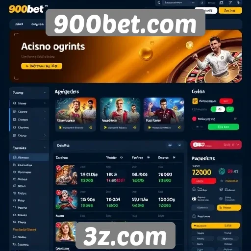 Análise da interface do usuário no 900bet.com